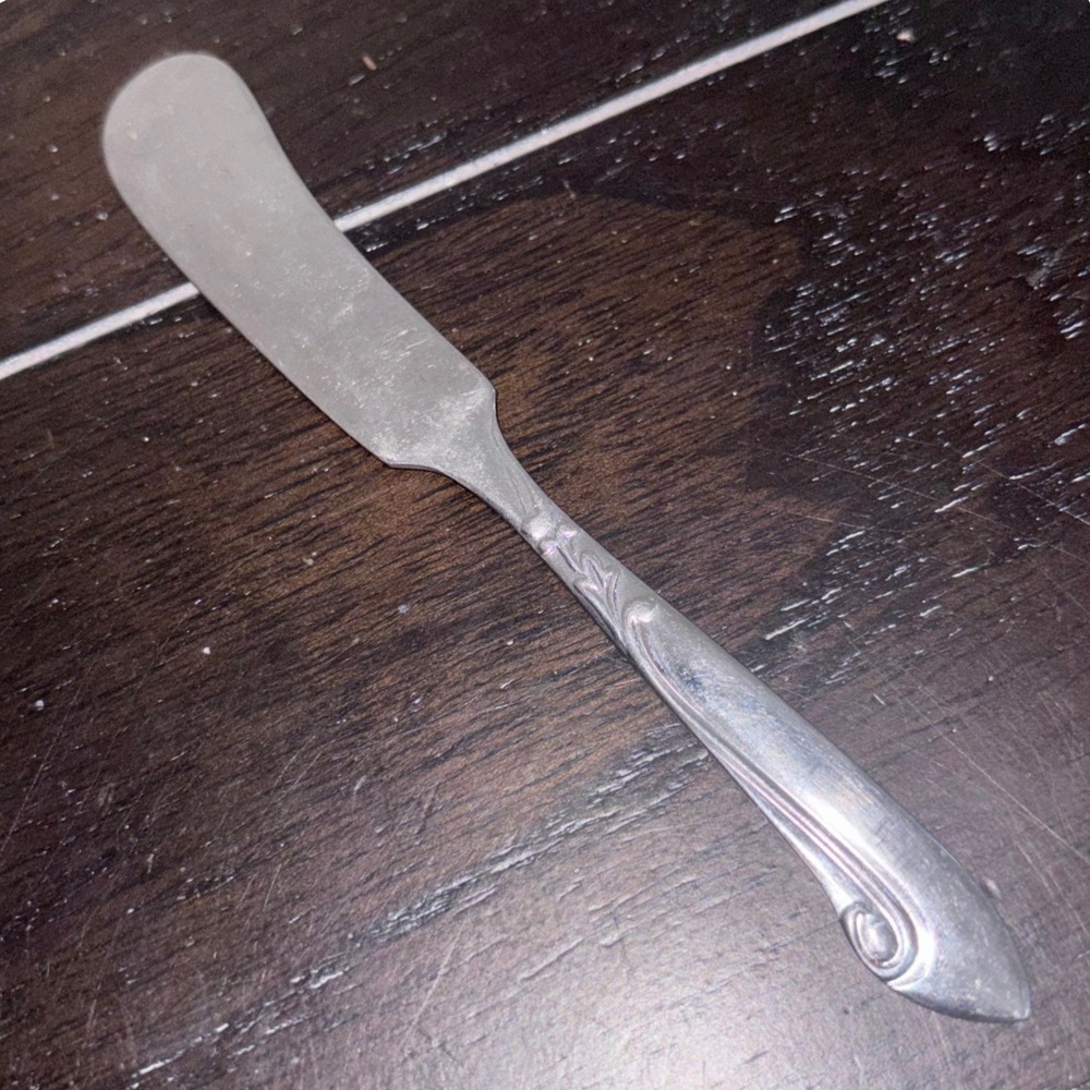 ACSONS Stainless Japan | Butter Knife Serving Spreader‎ | Ornate Handle